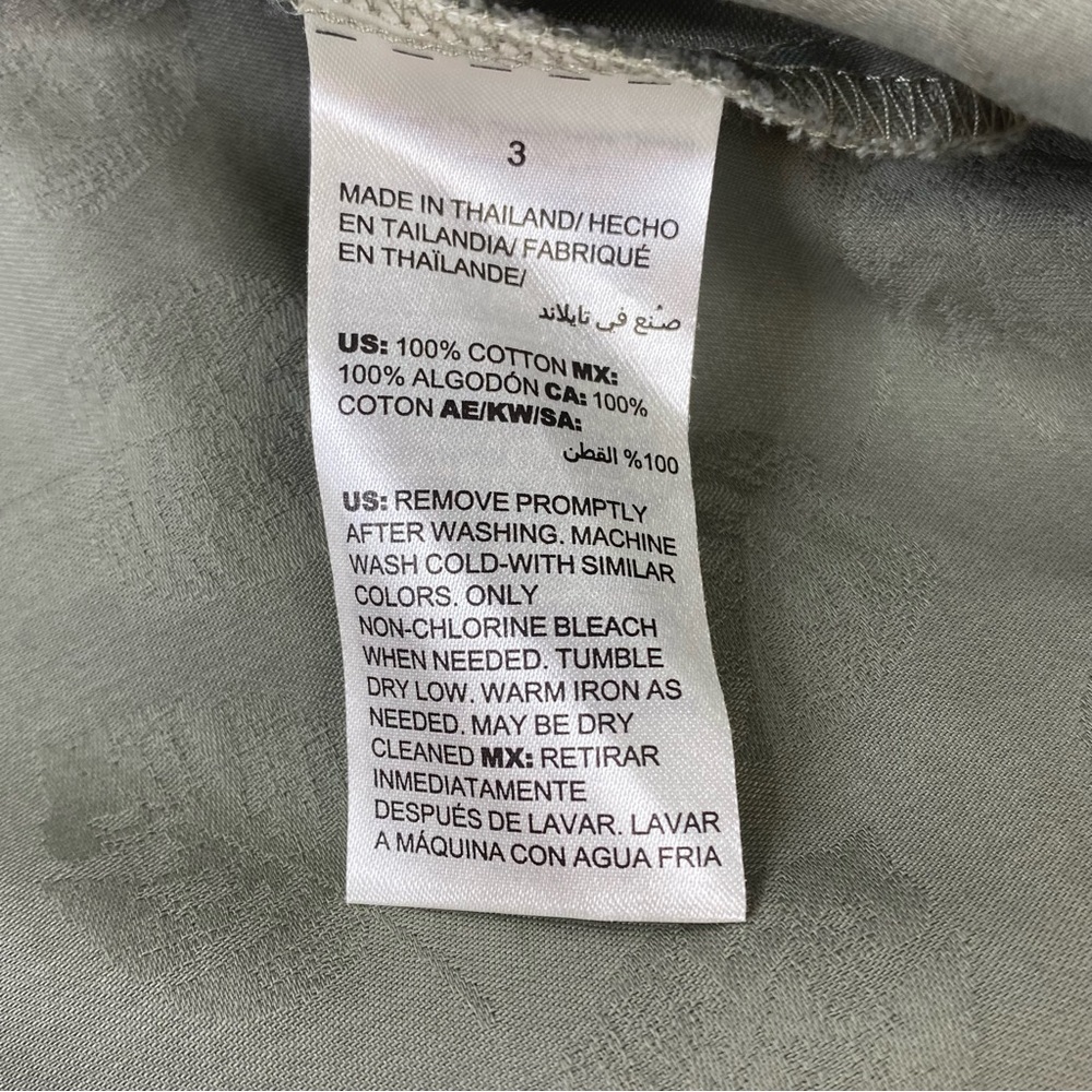 Chico’s Palm Leaf Patterned Button Down Blouse - image 2